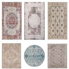 Teppich Orient Design orientalisch Muster 8mm hoch Läufer Vintage Look Ornamente