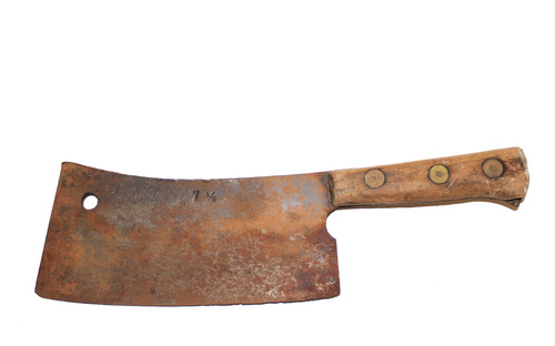 Altes fleischer beil - altes,