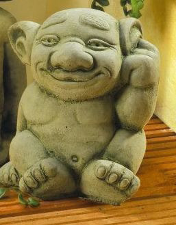 Steinguss deko gartenfigur - steinguss,