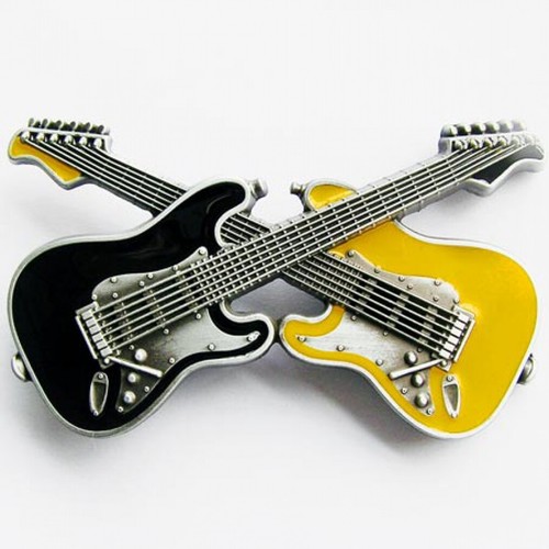 Buckle gitarre gekreuzte - buckle, e-