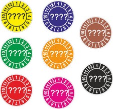 UVV Prüfplaketten Ø20 mm