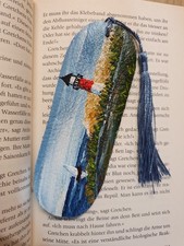 Handgemaltes lesezeichen auf - handgemaltes,