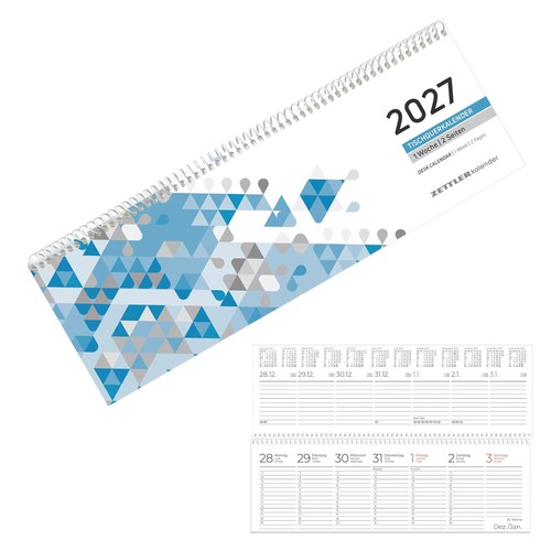 Zettler 2027 pultkalender - zettler,