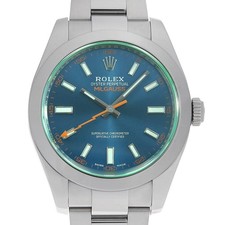 Rolex milgauss blue 116400gv - rolex,