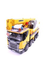 Scania Liebherr Kran-LKW mit Light & Sound Modul Baufahrzeug Spielzeug Unbenutzt