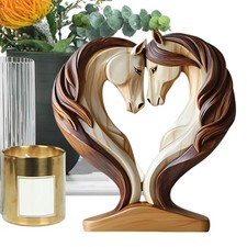 Horse Statue 2D Wooden Horse