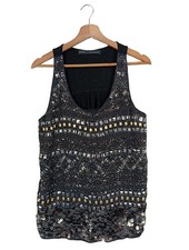 ZARA BASIC Glanzbluse Damen