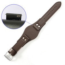 22mm PU Leder Uhrenarmband