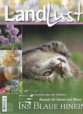 Zeitschrift LANDLUST Mai Juni 2009 Dekoration Garten Rezepte Natur Landleben