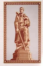 Bild von ddr wandteppich - bild, ddr-wandteppich
