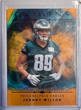 2024 Panini Origins Johnny Wilson #135 HoloOrange 072/149 RC Philadelphia Eagles