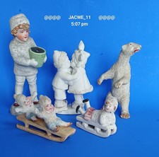 Antiker Eisbär Blume Schnee