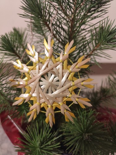 Strohsterne christbaumschmuck - strohsterne,
