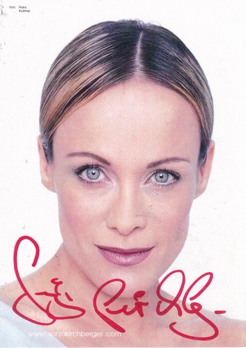 Autogramm sonja kirchberger - sonja,