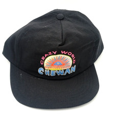Vintage Snapback 80/90er Deadstock Crazy World Chewan schwarz