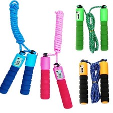 Kinder Springseil m.Zähler Sprungseil Speedrope Skipping Rope Hüpf Seilspringen