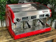 WEGA POLARIS 2 GROUP HIGH CUP RED ESPRESSO KAFFEEMASCHINE GEWERBLICHES CAFÉ
