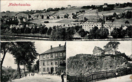 Gruss aus niederhasslau - ak,