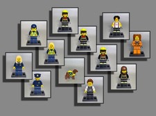 LEGO® Figuren City - Feuerwehr Polizei Schäferhund