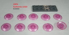 Lego new 2x2 transparent - new, dark