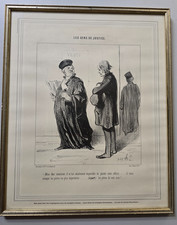 Lithographie Honore Daumier
