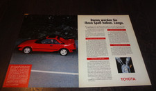 Toyota MR2 W1 Reklame (1985)
