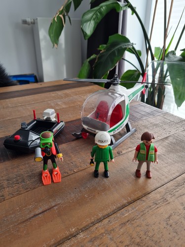 Playmobil polizei hubschrauber - playmobil,
