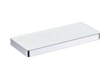 DEUSENFELD Z800 design Edelstahl Glasablage Glasregal Duschablage  