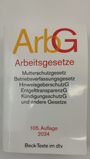 Arbeitsgesetze Beck Texte im dtv aktuelle Gesetzessammlung Taschenbuch