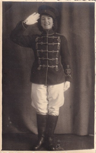 Foto dame in husaren - dame,