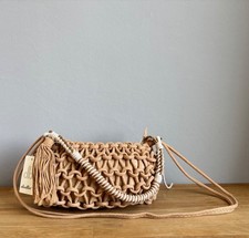 Handtasche Tasche Vegan Beige