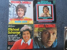 Vinyl  7''  Single Sammlung -  11 St.  MICHAEL SCHANZE - Bildhüllen