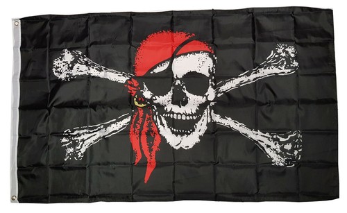 Piraten flagge 90x150 cm - sp,