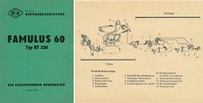 300510 Betrieb Bedienung RT 330 60 PS Famulus 60 Nordhausen IFA Schlepperwerk