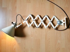 Alte PhW Typ 11 Scherenlampe