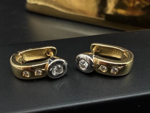 Ohrringe gelbgold 750 18 - gelbgold,