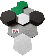 Akustikpaneele Schallabsorber Schallschutz Wandpaneele Polysound 9 Stück