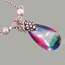 Art Deco Rheinkiesel Silber