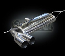 Edelstahl Endschalldämpfer VW