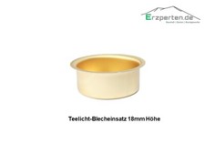 Teelicht Blecheinsatz 12 oder