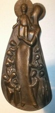 Bronze relief schutzmantel - bronze,