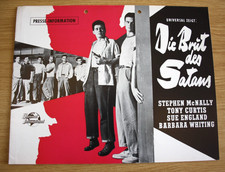 Die Brut des Satans Stephen McNally Tony Curtis Original Presseheft