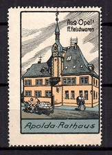 426616/ Reklamemarke – Opels Fleischwaren - Apolda - Rathaus