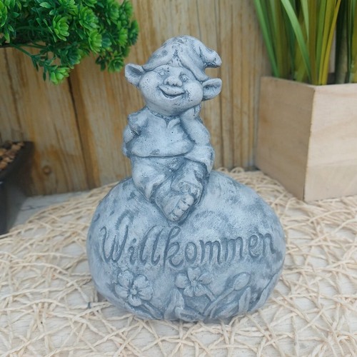 Steinfigur troll kobold figur - troll,
