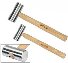 2-tlg Schonhammer Ausbeulhammer Aluminium Kopf 30 + 50mm SET Alukopf Alu Hammer