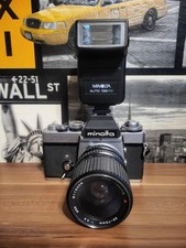 Dachbodenfund ! Spiegelreflexkamera Minolta XE 5 mit Objektiv und Blitz 