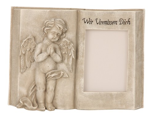 Grab bilderrahmen grabengel - grab,
