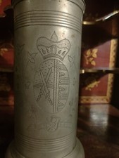 Zinnkrug Sachsen 1779 45 Cm