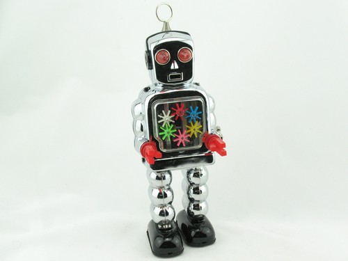 Blechspielzeug roboter - -,