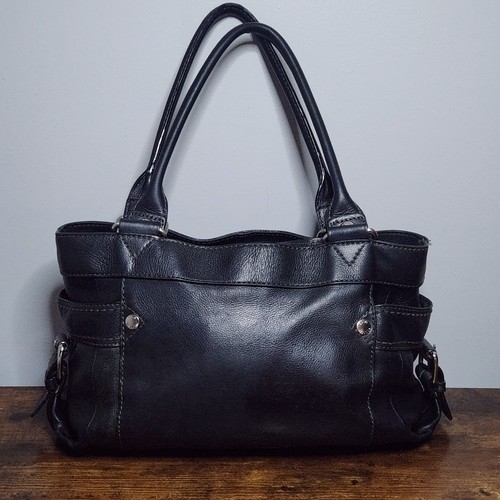 Vintage fossil black leather - black,